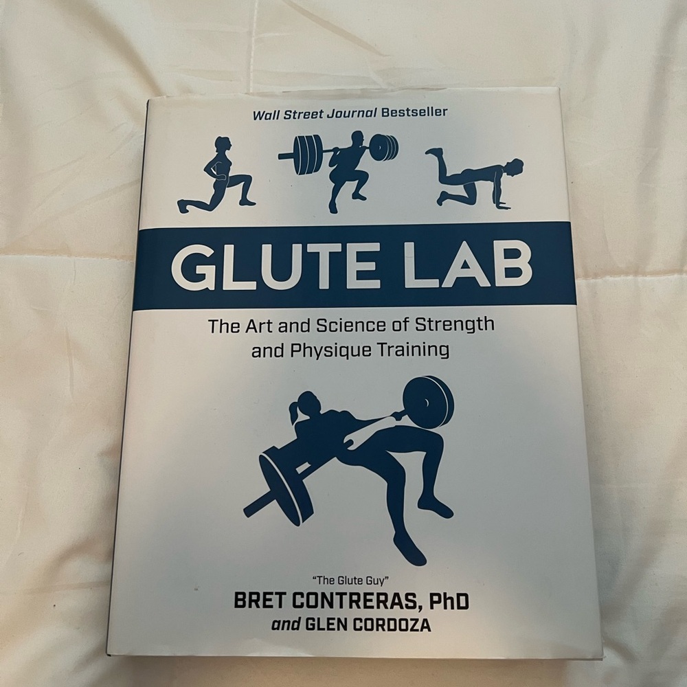 Glute Lab Book - White and Blue